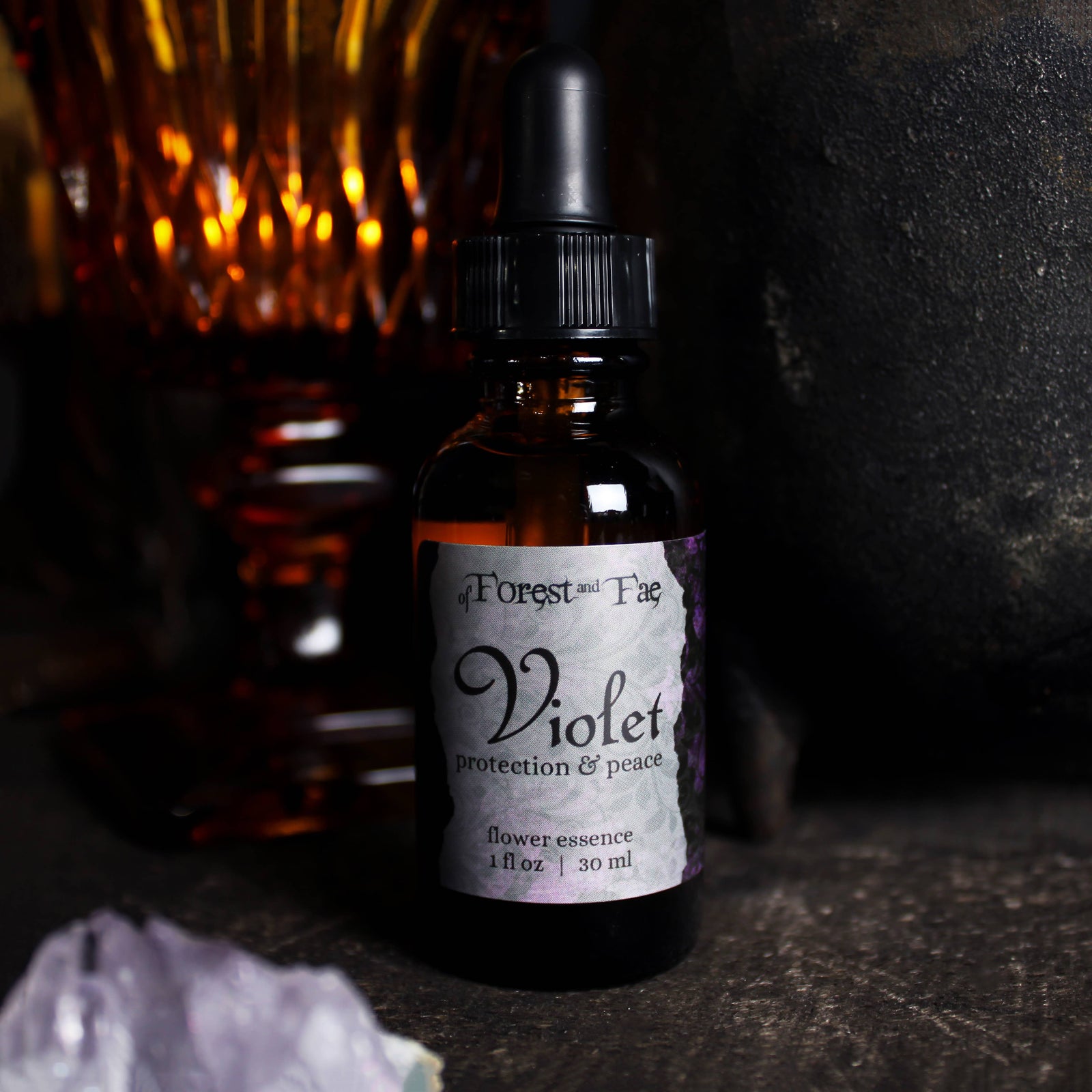 Violet Flower Essence • Protection & Peace for Deep Healing