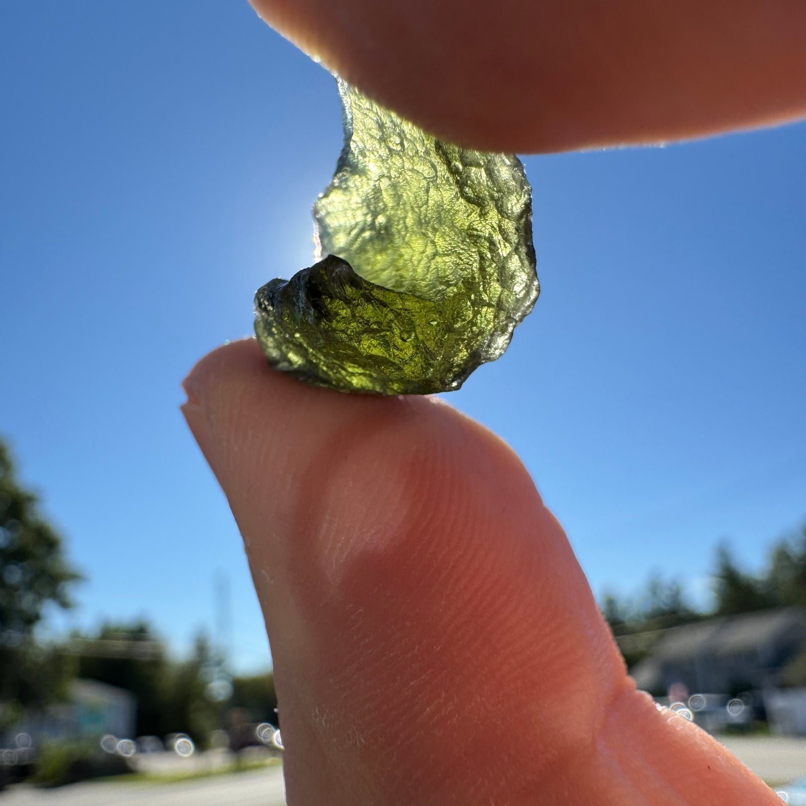 Rare Moldavite Natural Gemstone Specimen - 3.62g