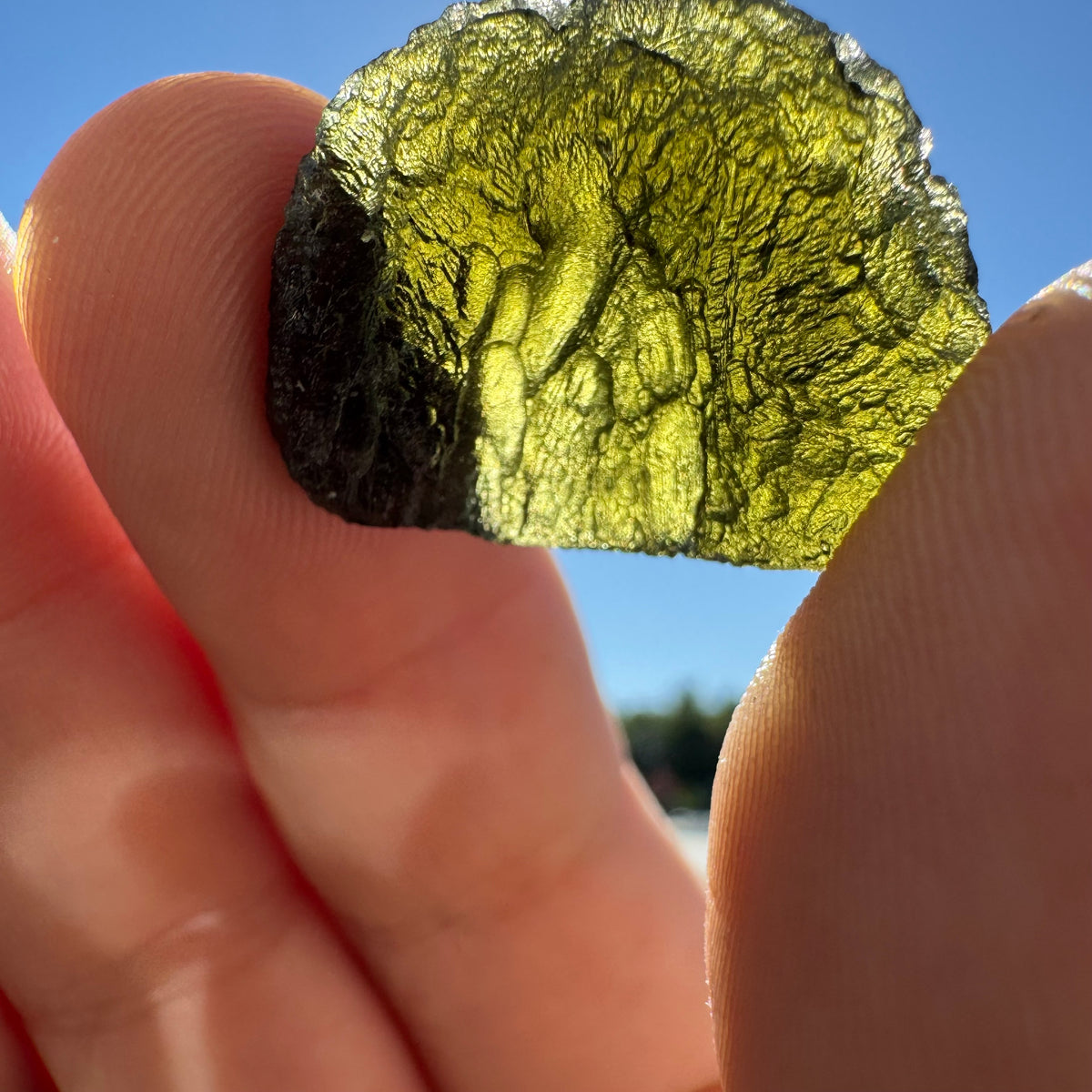 Rare Moldavite Natural Gemstone Specimen - 8.02g