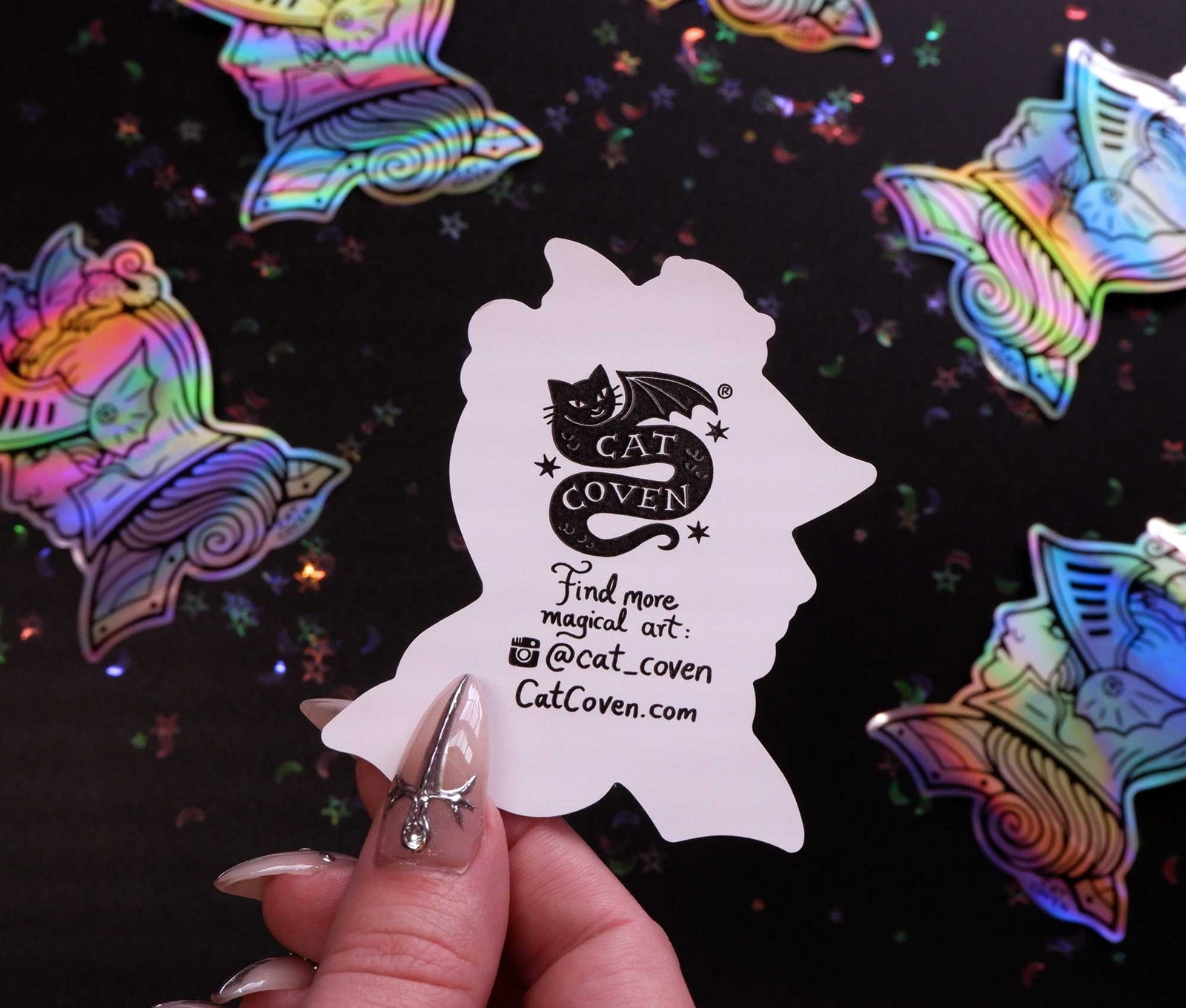 Lady Knight - Holographic Sticker