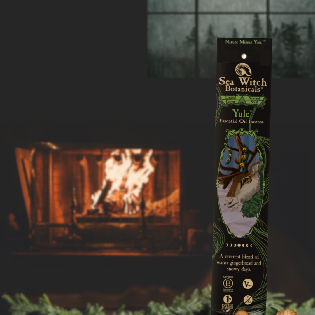 Yule Premium Incense: with Ginger, Vanilla, Orange, &amp; Seasonal Spices