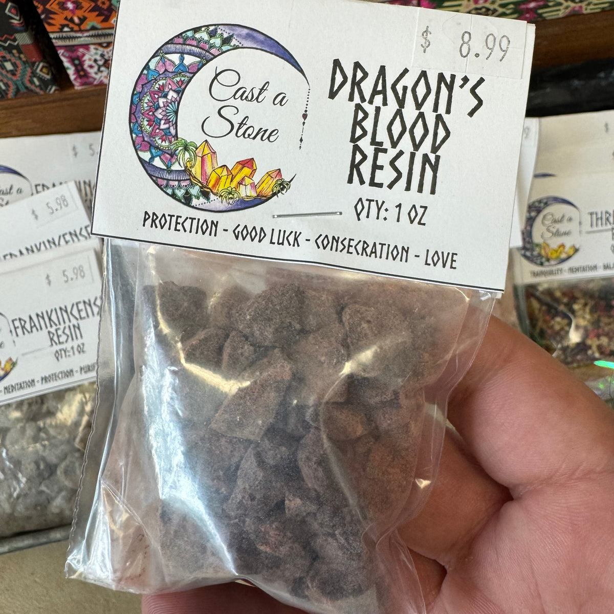 Dragons Blood Resin Incense | Natural 1 oz Resin