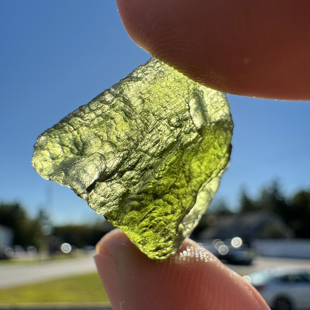 Rare Moldavite Natural Gemstone Specimen - 4.9g