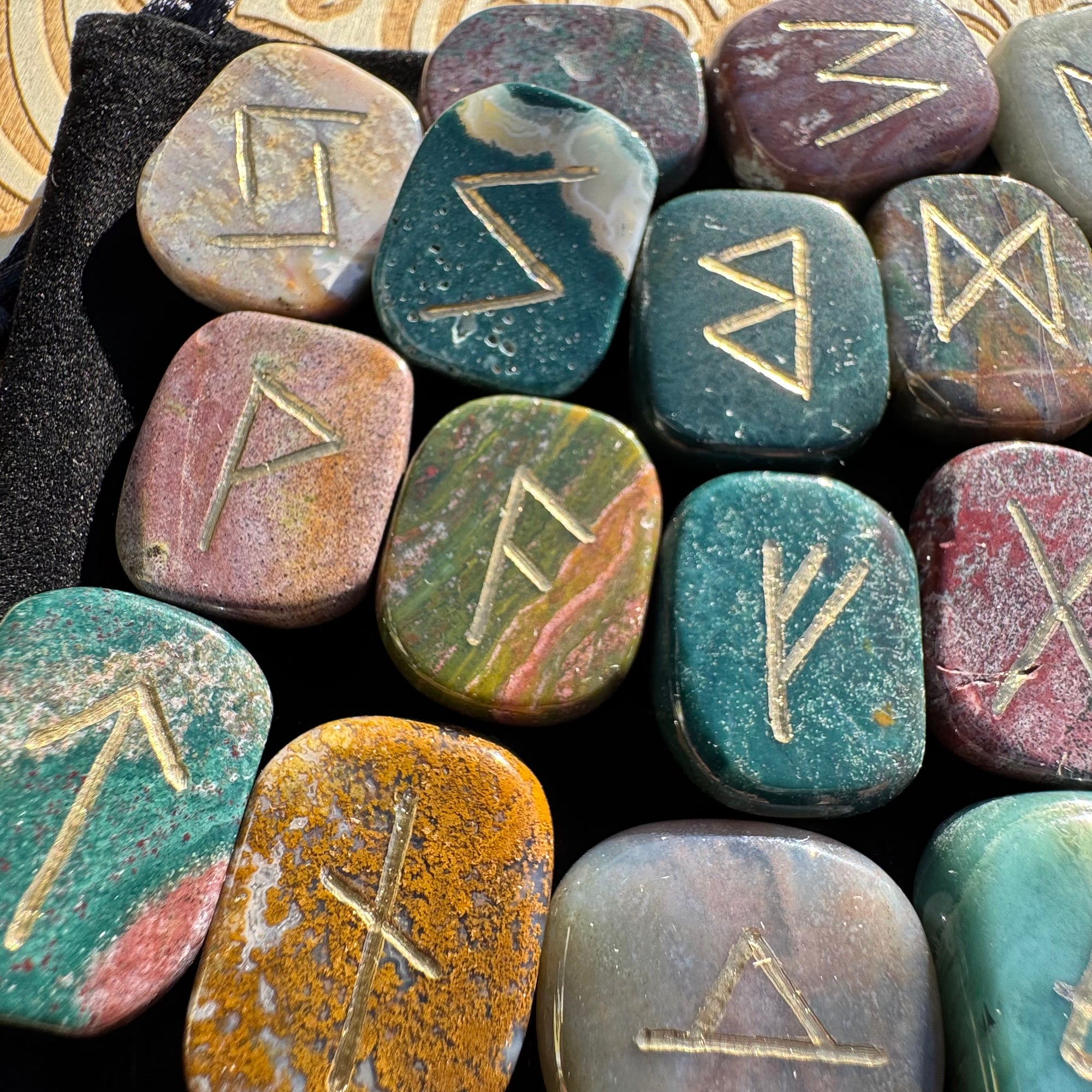 Ocean Jasper Runes Set of 25