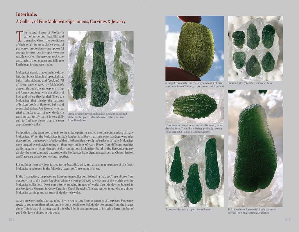 Book of Moldavite by Robert Simmons