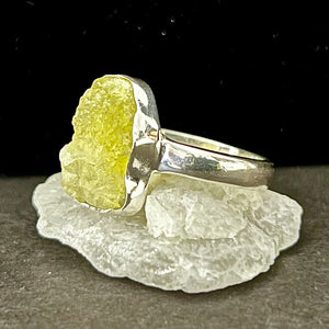 Brucite Ring Size 6 Sterling Silver