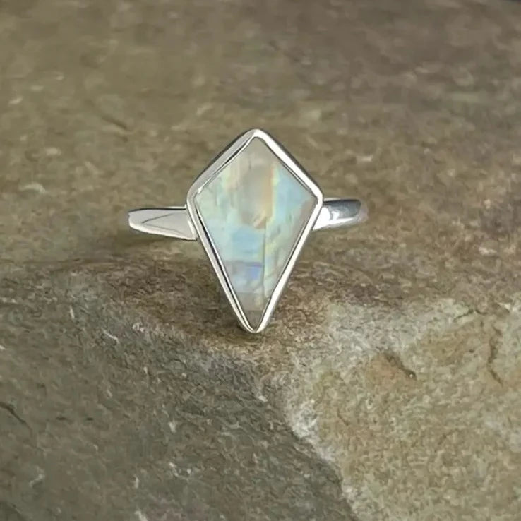 Moonstone Majestic Sterling Silver Ring