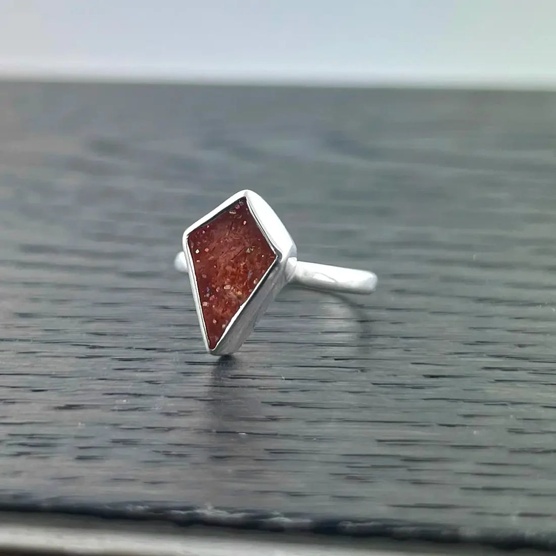 Sunstone Majestic Sterling Silver Ring