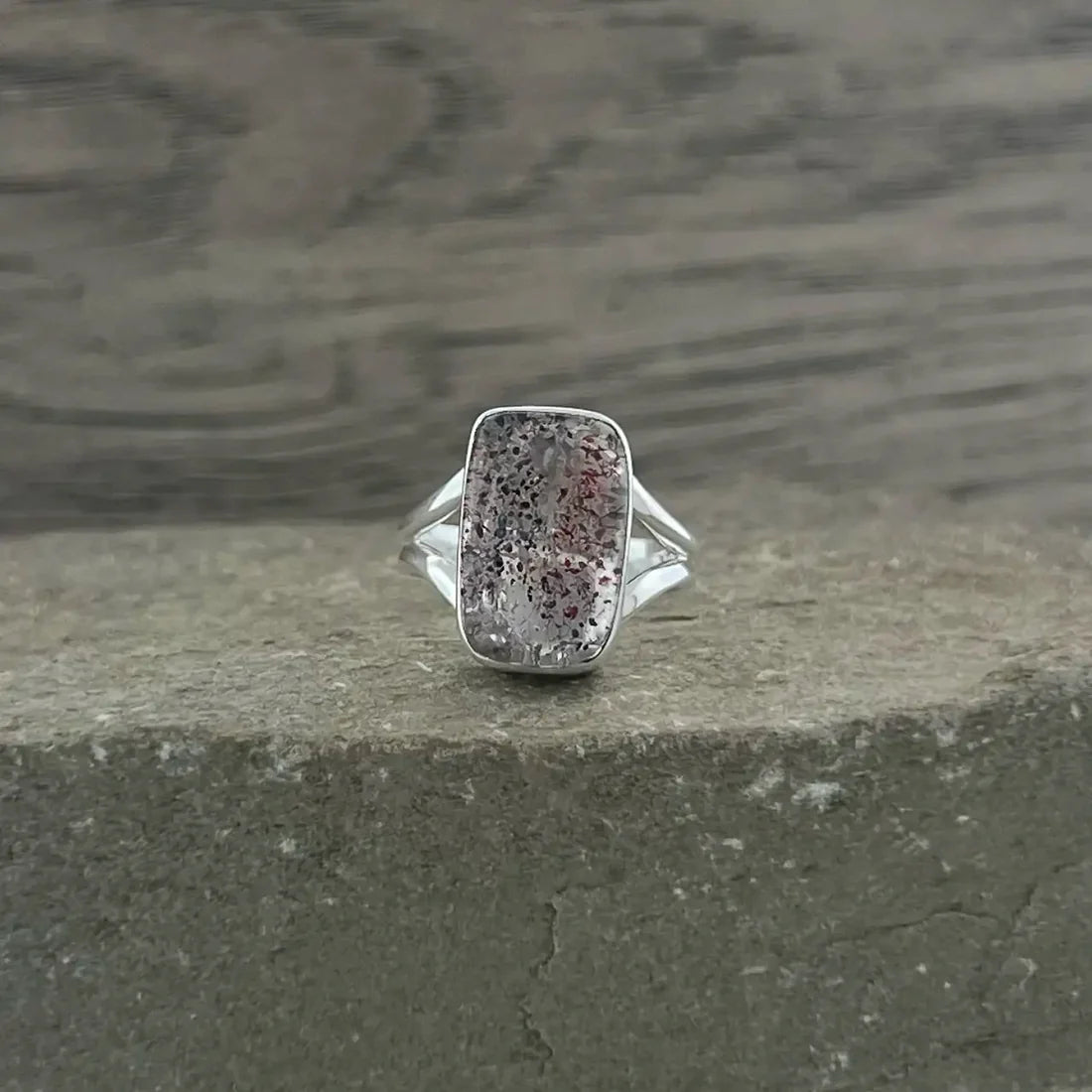 Orire Lucky Quartz Sterling Silver Ring