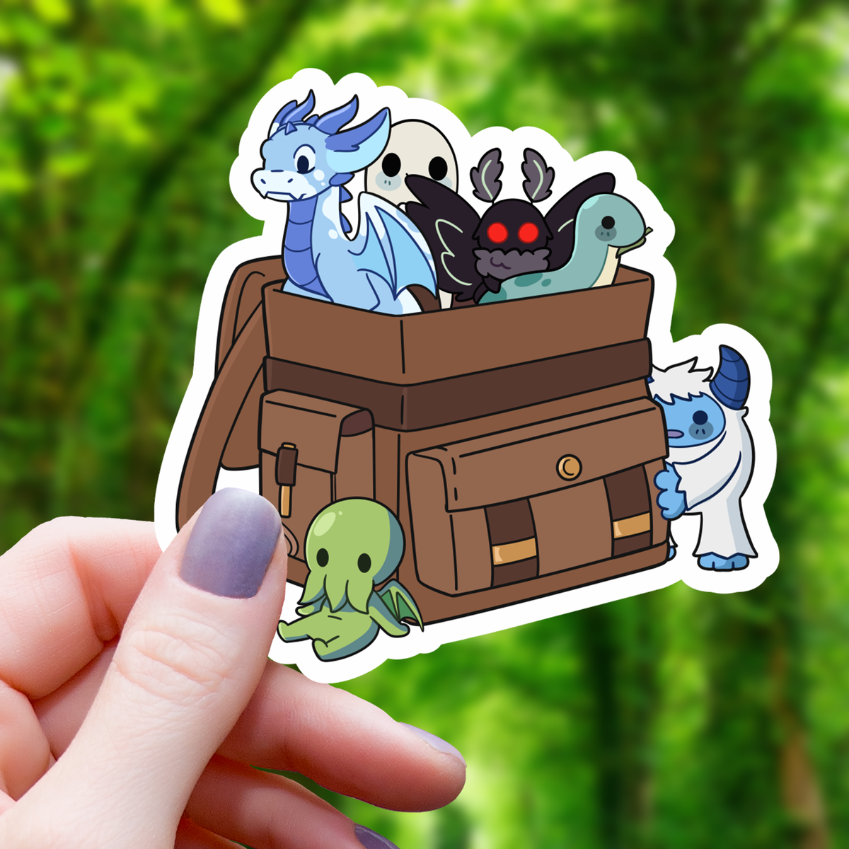 A Bag Of Cryptids Sticker - 3&quot;