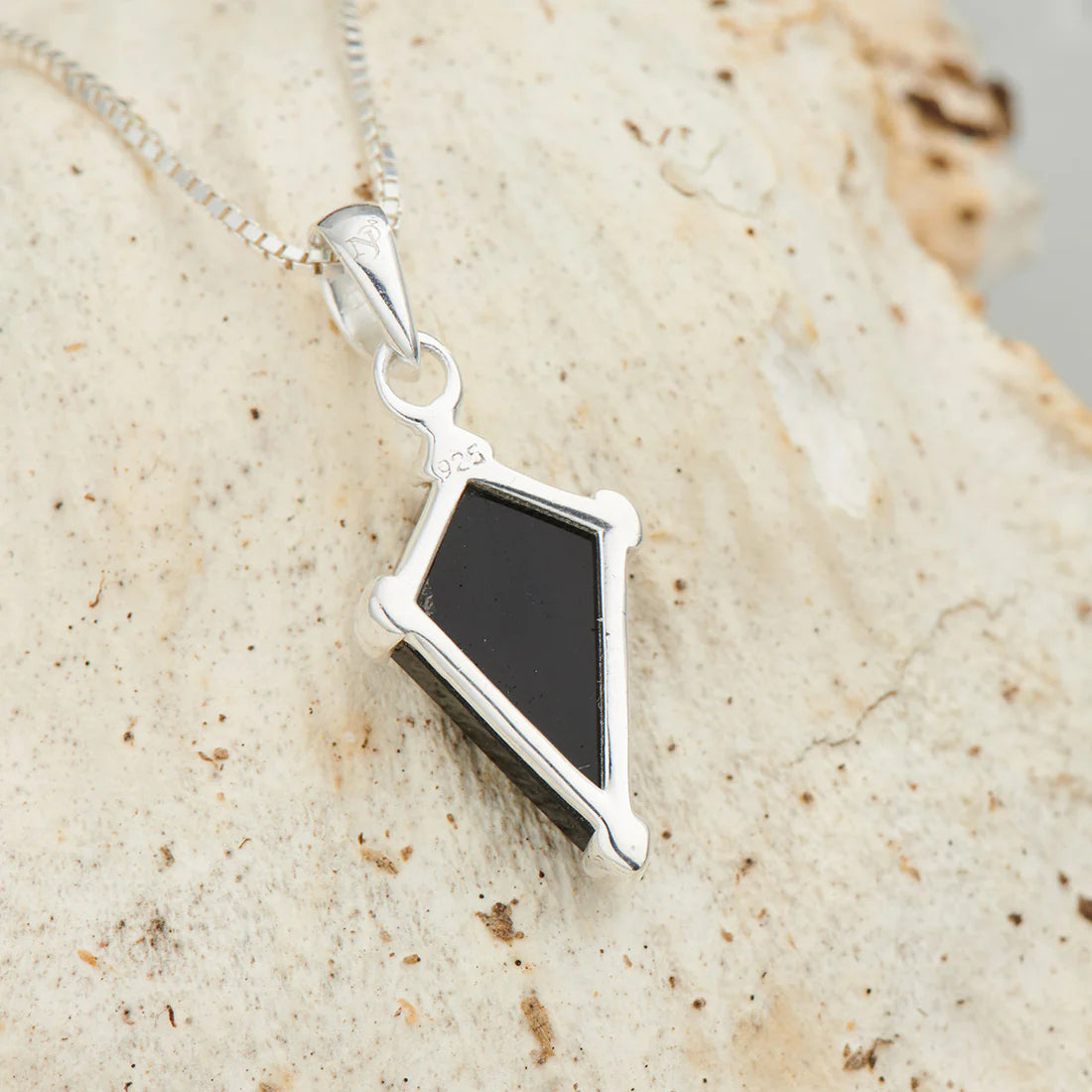 Black Onyx Sterling Silver Majestic Pendant