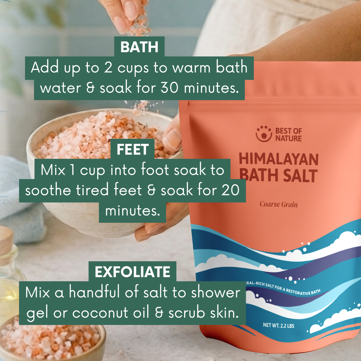 Himalayan Mineral Bath Salt