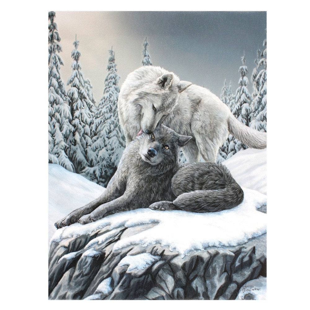 Lisa Parker Canvas Print | Snow Kisses Canvas Print
