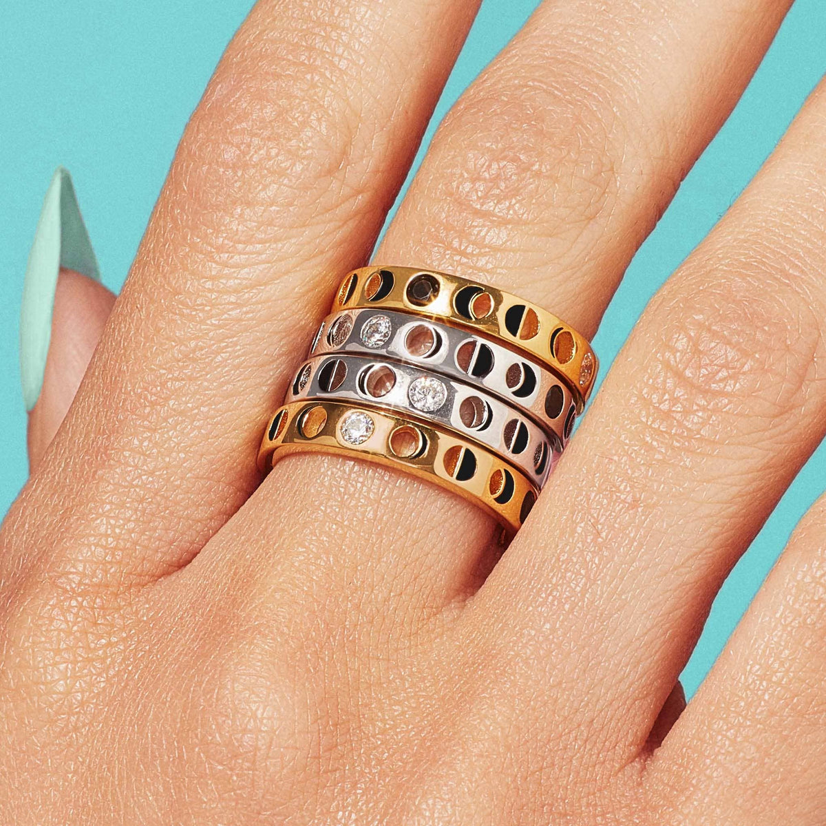 Moon Phase Ring by Little Rooms