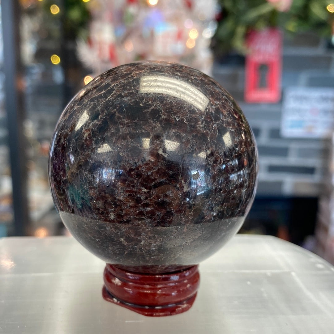 Garnet Gemstone Sphere