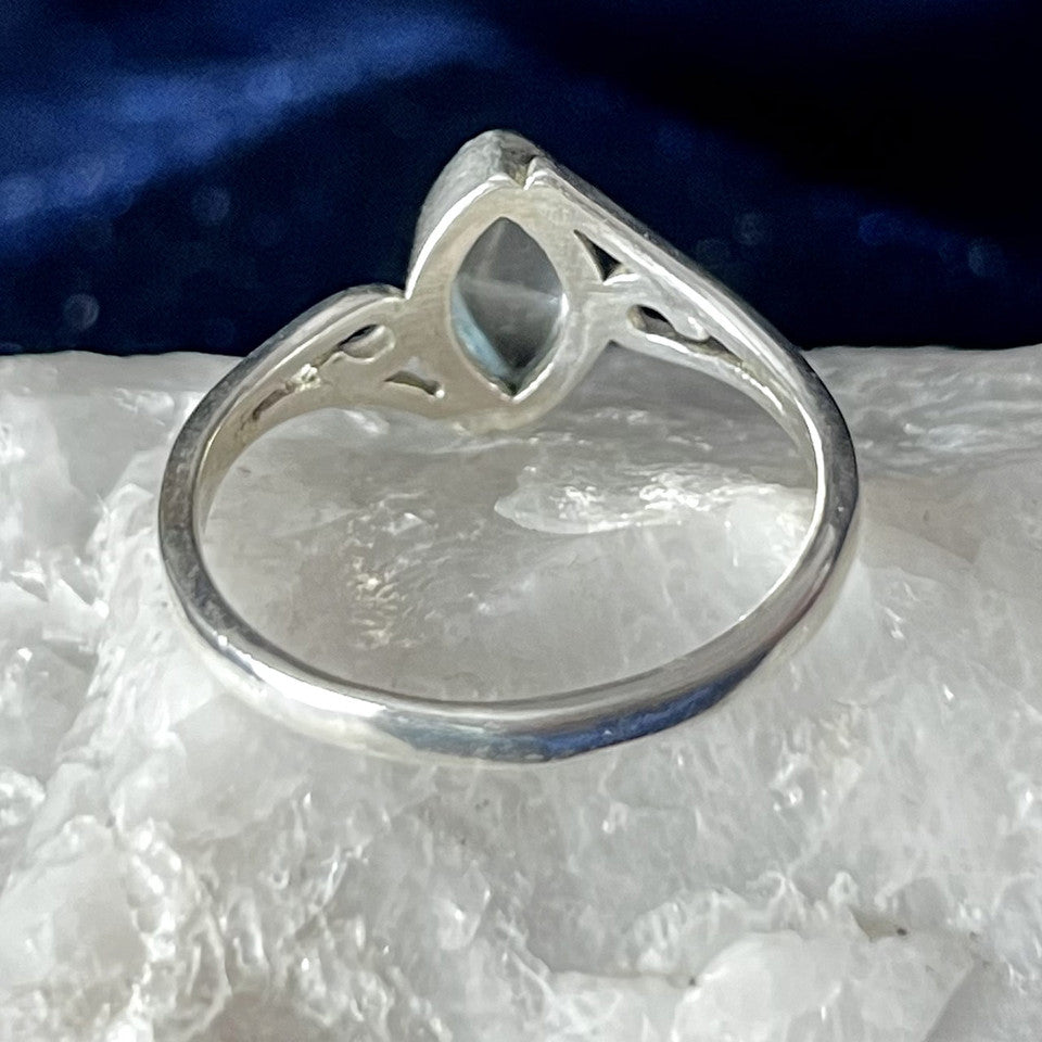 Lovely Blue Topaz Sterling Silver Ring - Assorted Sizes