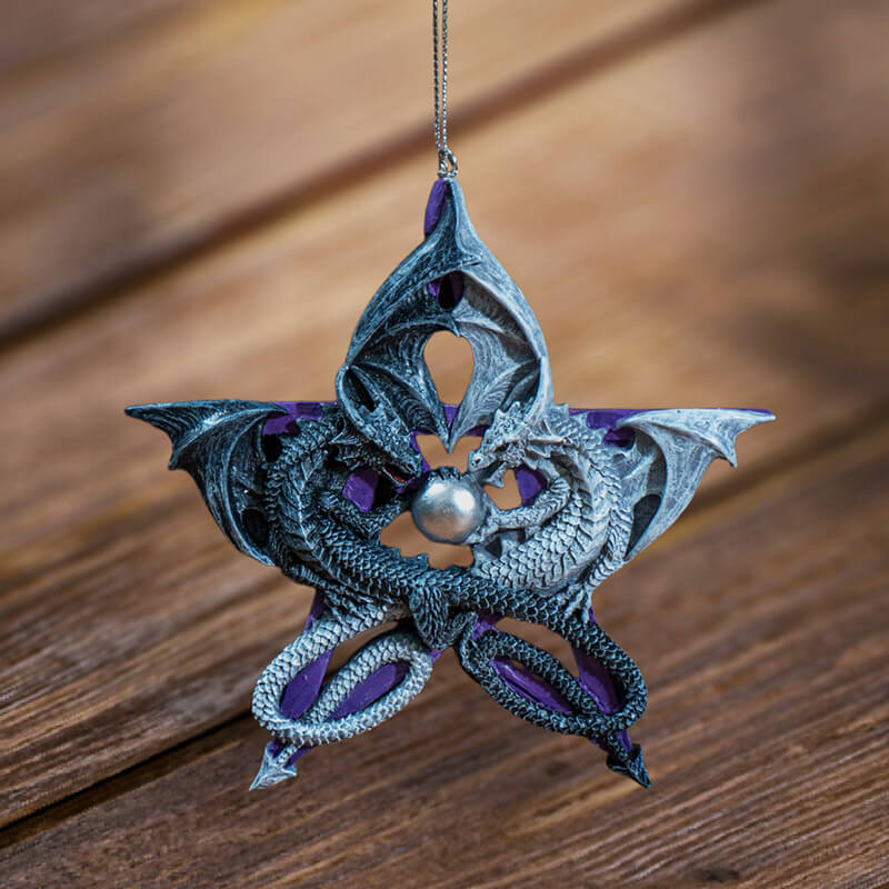 Pentagram Dragon Ornament