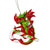 Candy Cane Dragon Ornament