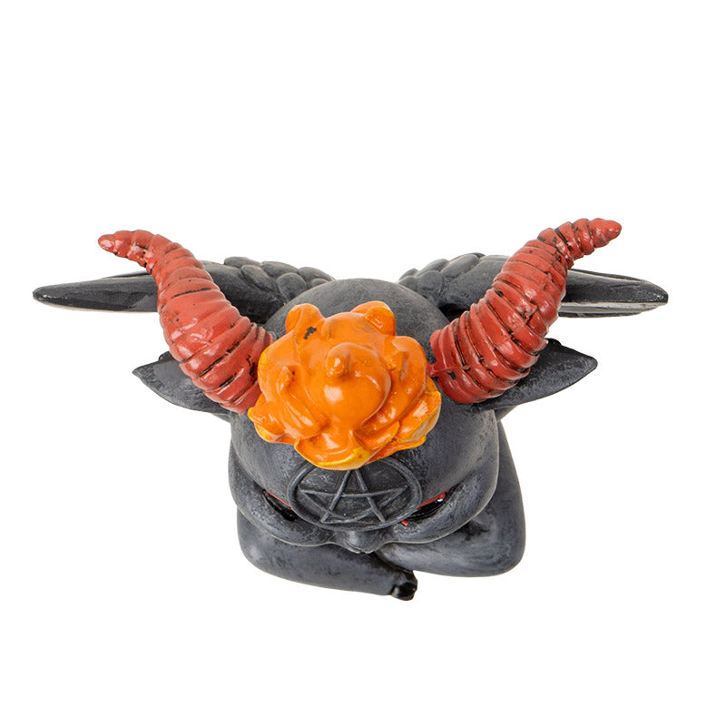 Baphy Summoned – Baby Baphomet Statue | Cute Occult Resin Figurine