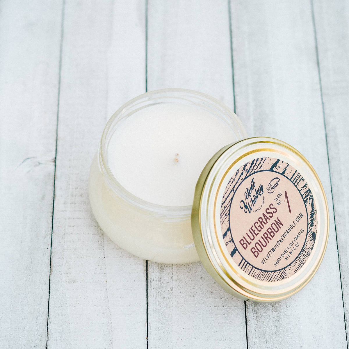 Bluegrass Bourbon Soy Candle | Hand-poured