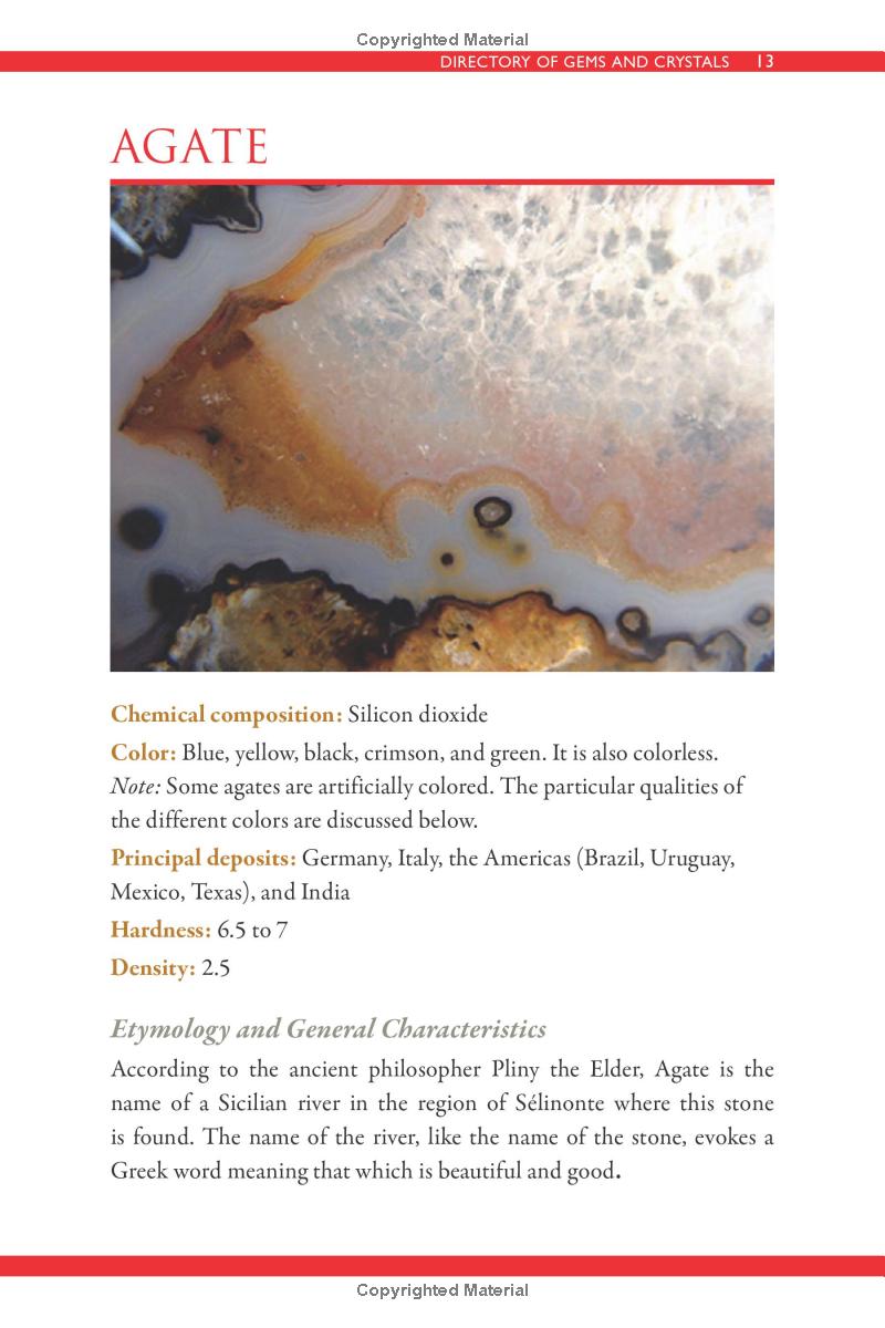 Metaphysical Book of Gems and Crystals by Florence Mégemont