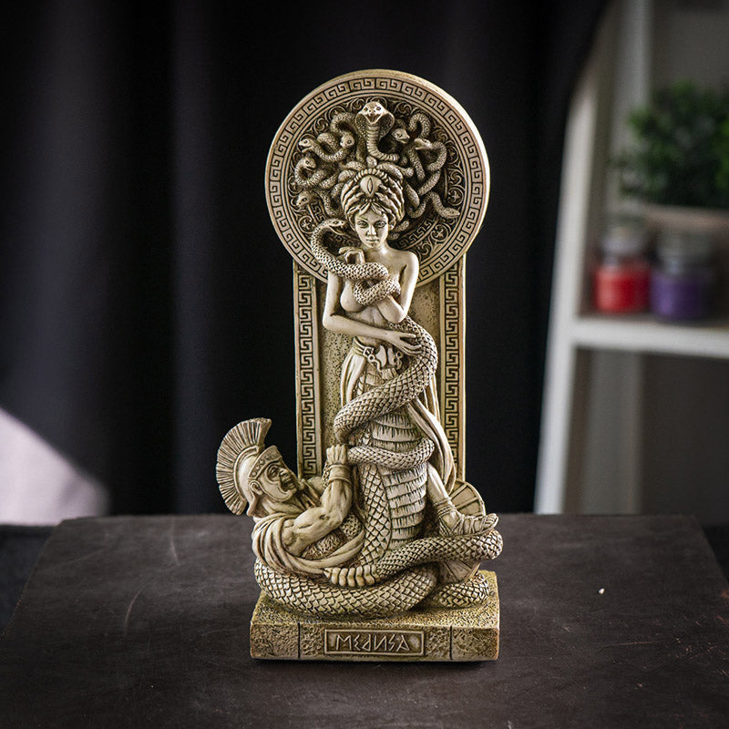 Medusa Altar Statue – Greek Mythology Decor