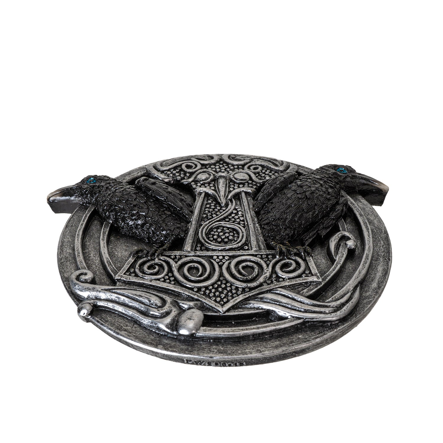 Thor Hammer Mjolnir Incense Holder with Odin’s Ravens
