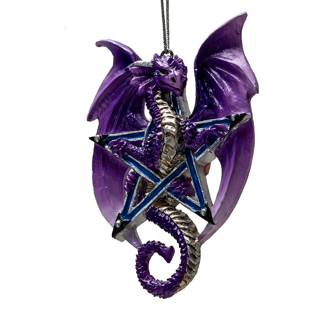 Lunar Magic Guardian Dragon Ornament – Pentacle | Anne Stokes