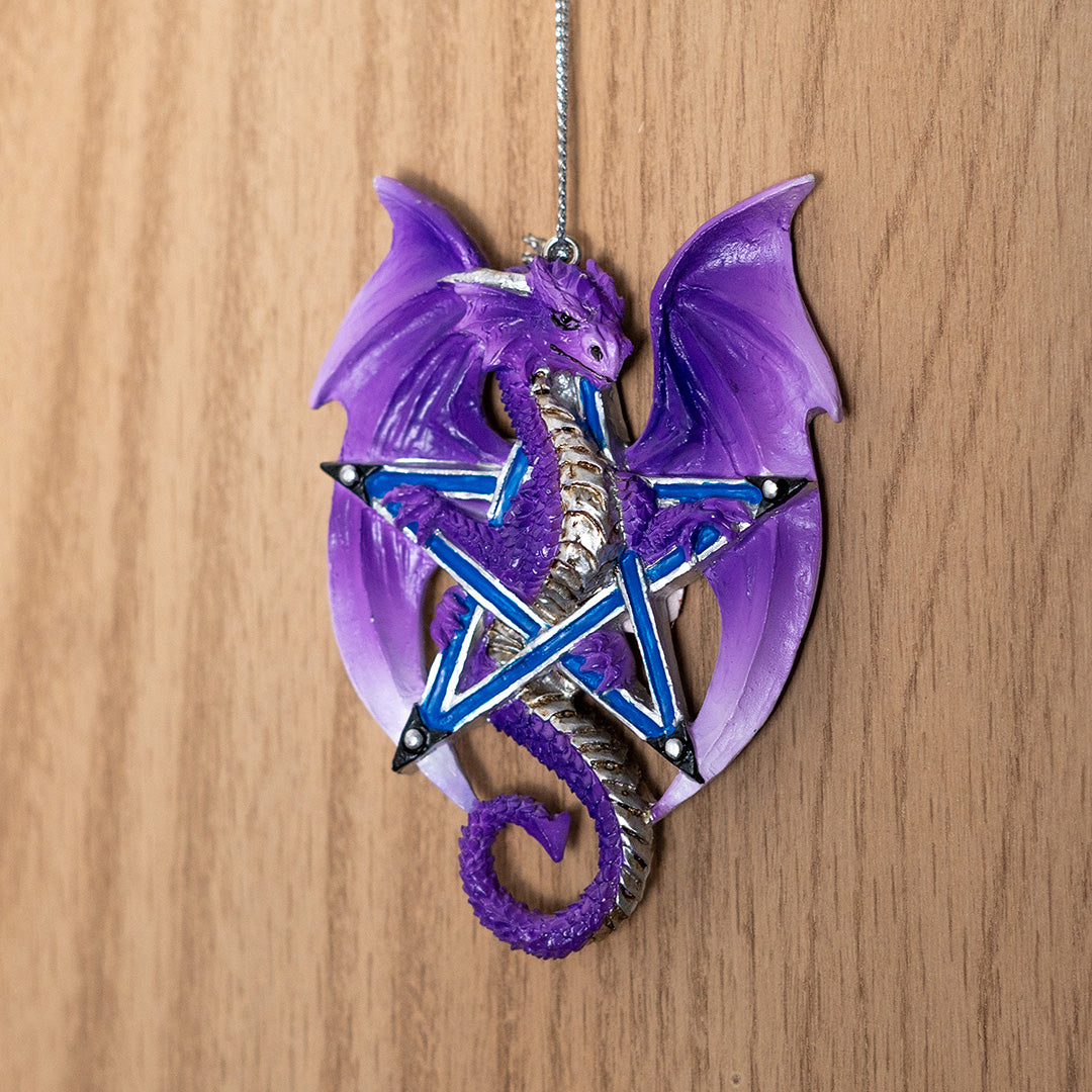 Lunar Magic Guardian Dragon Ornament – Pentacle | Anne Stokes