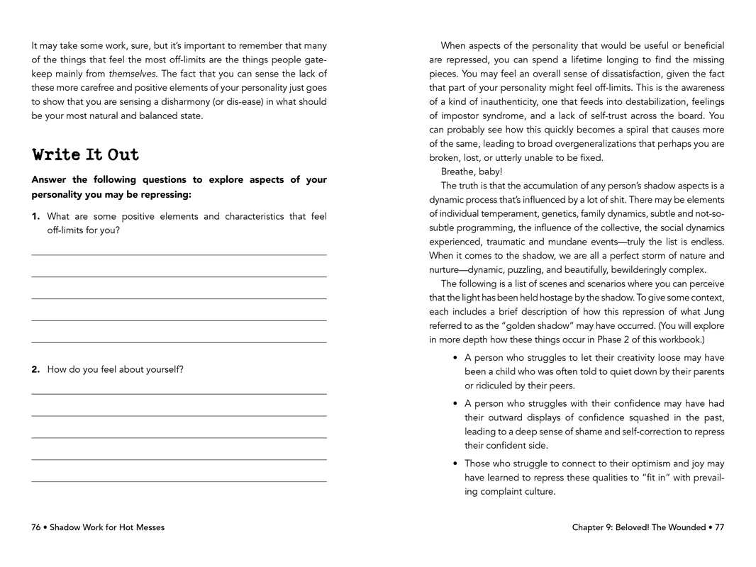 Shadow Work for Hot Messes by Mandi Em