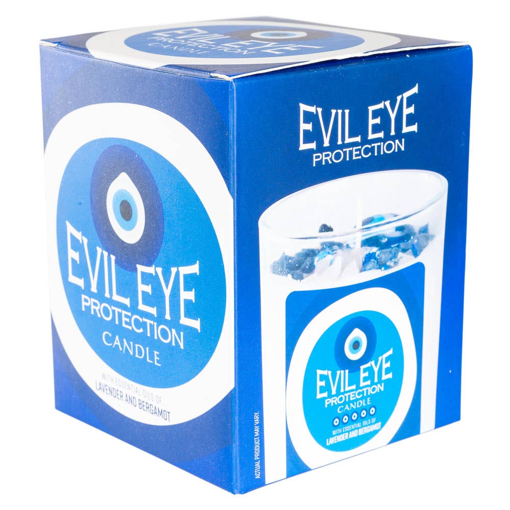 Evil Eye Glass Jar Candle 10oz