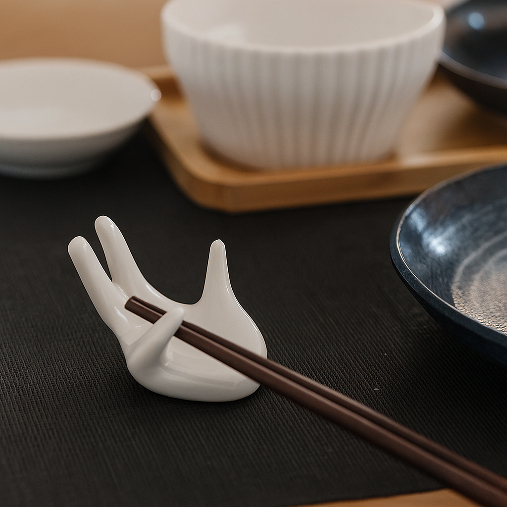 Ceramic Hand Figurine