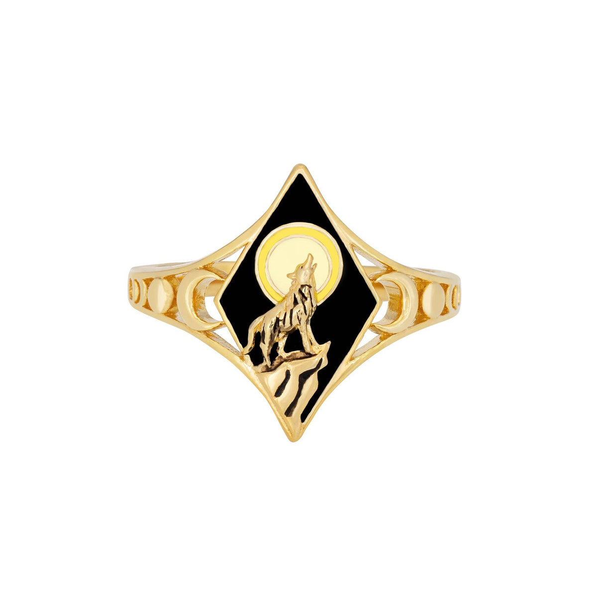 Wolf Howl Ring by Little Rooms
