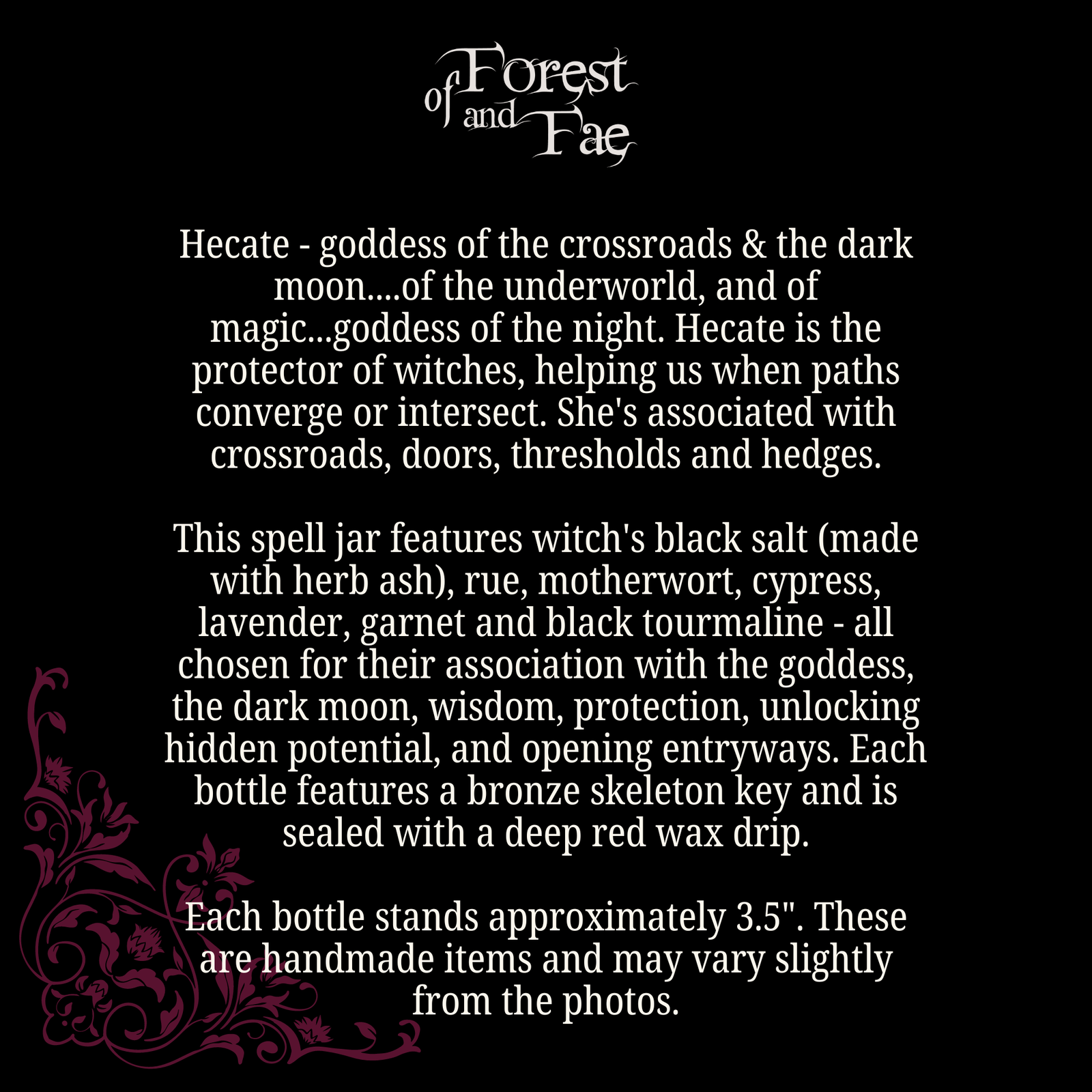 Hecate Spell Jar • Goddess of the Crossroads • Hekate