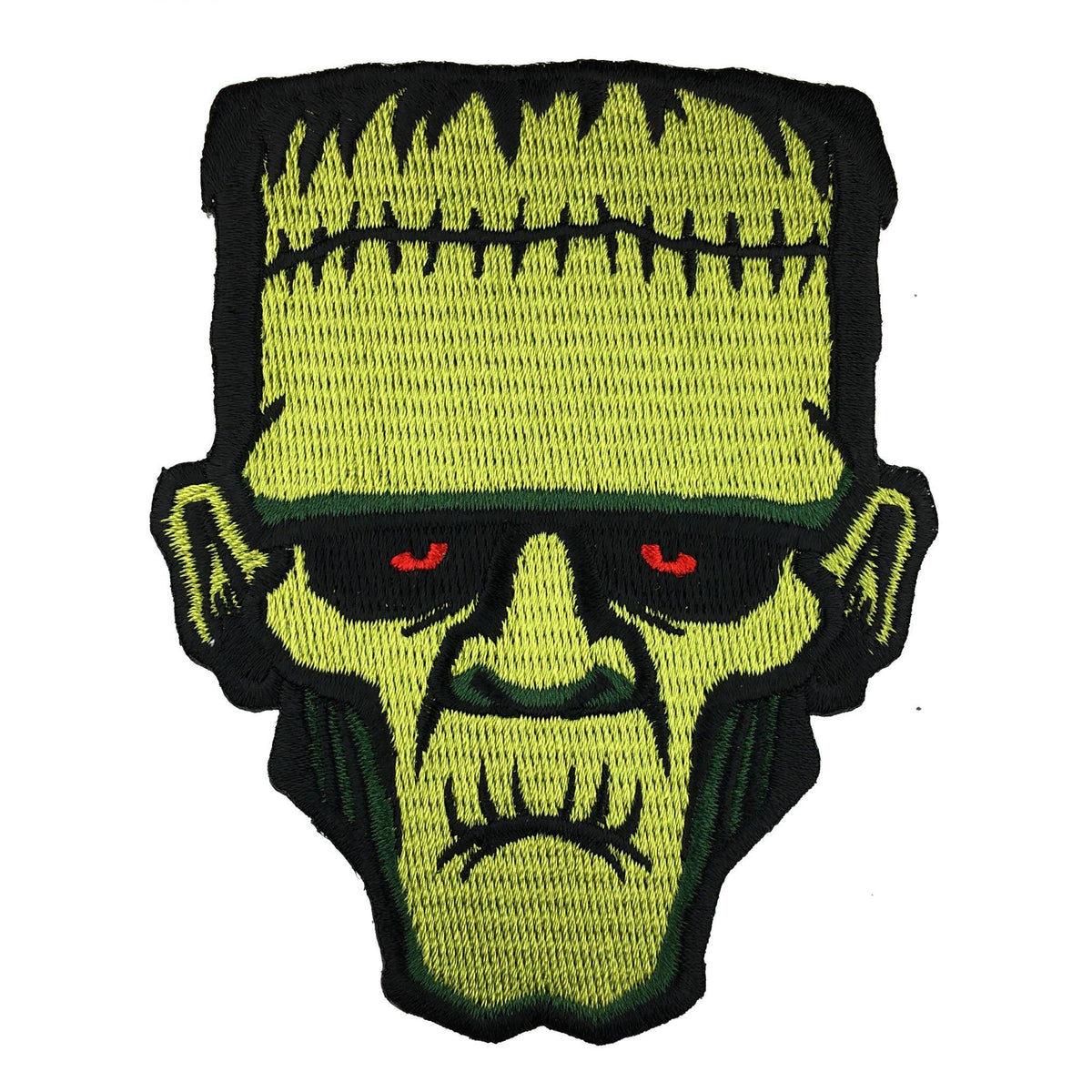 Frankenstein’s Monster Head Embroidered Patch