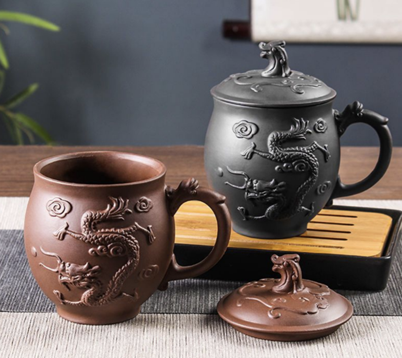 Noble Dragon Mug - Auburn Color