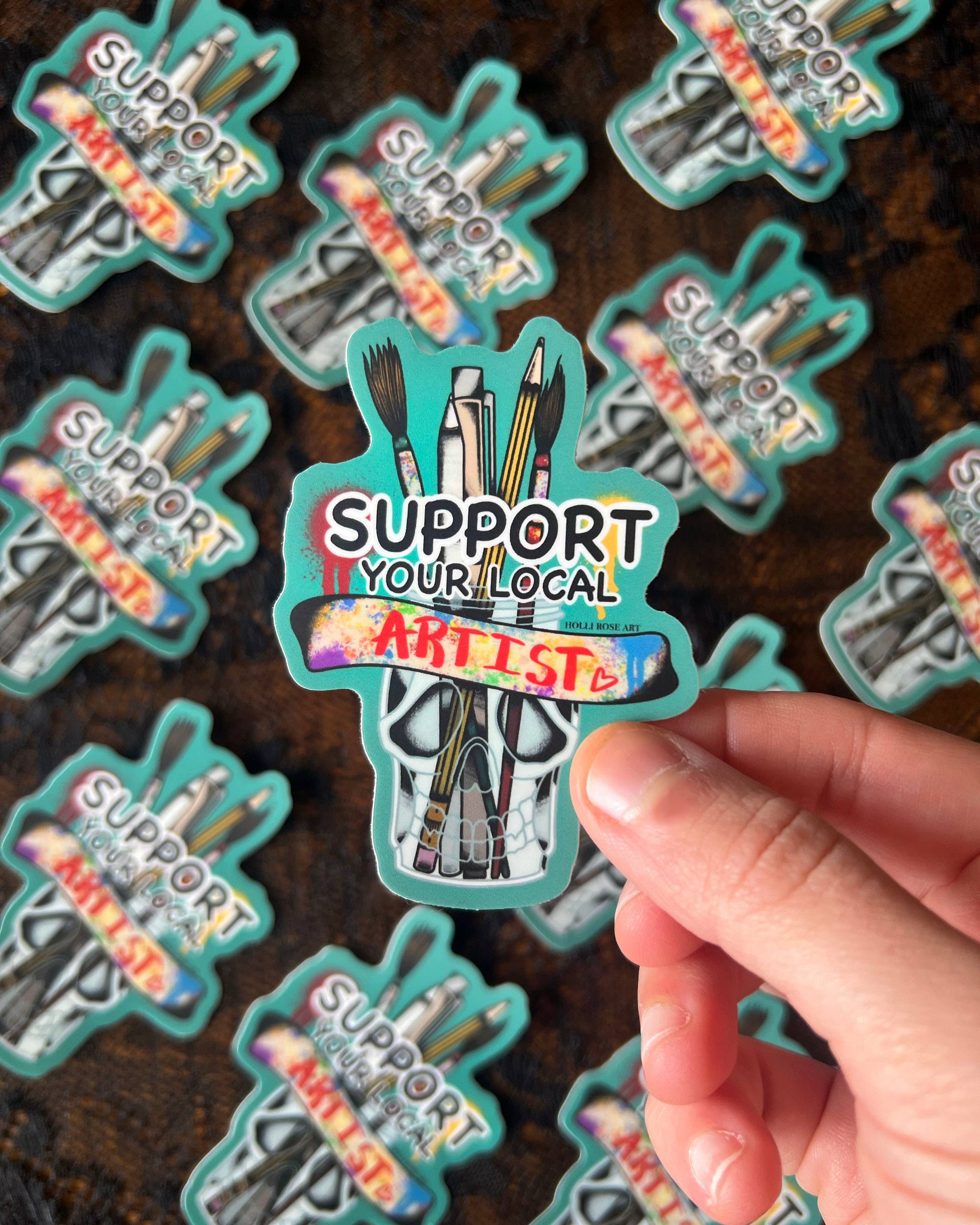 Support Your Local Artist Sticker