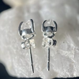 Herkimer Diamond Sterling Silver Stud Earrings