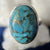 Blue Copper Turquoise Sterling Silver Ring