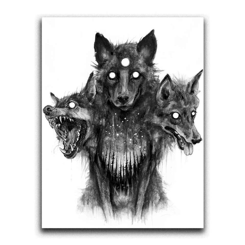 Hounds of Hades Cerberus Print