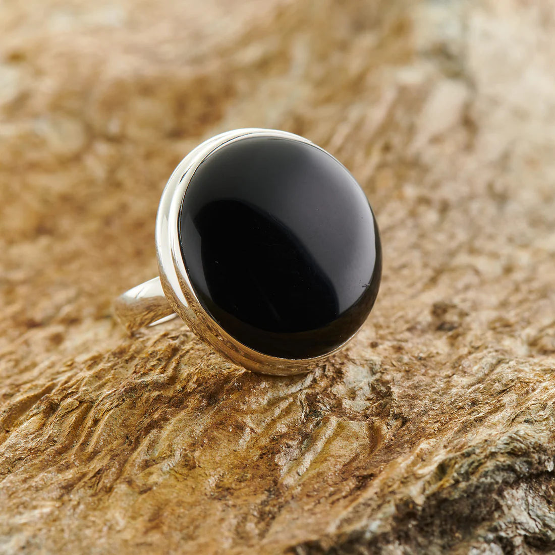 BLACK ONYX Sterling Silver Ring - Assorted Sizes