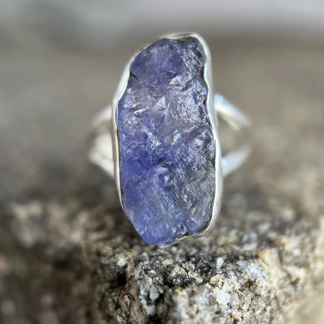 TANZANITE Sterling Silver Ring - Assorted Sizes