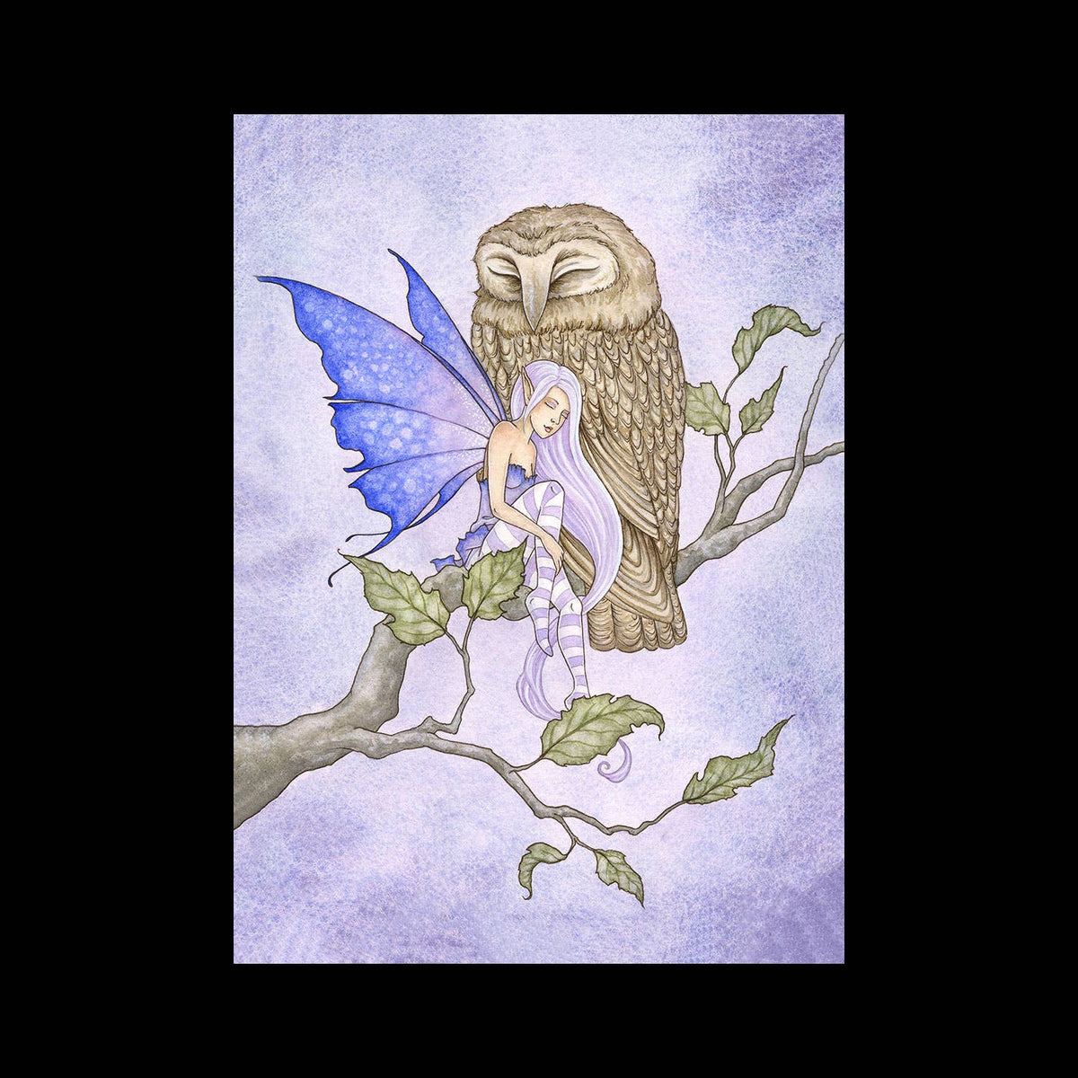 Snuggles by Amy Brown – Signed Fantasy Art Print