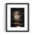 Owl In Antique Star Crown Vintage Portrait Art Print