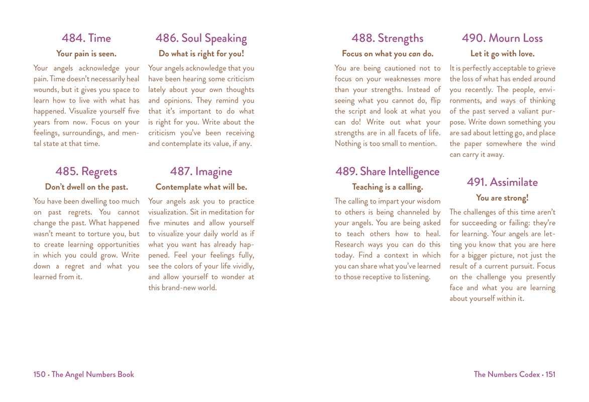 Angel Numbers Book by Mystic Michaela