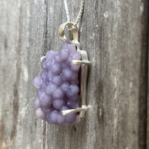 Grape Agate is excellent for various metaphysical purposes. Grape Agate promotes inner stability, composure, and maturity. Its protective properties encourage security and self-confidence. It allows for deep and intense levels of meditation in a short period of time.