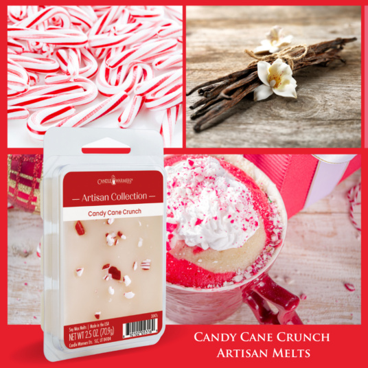 Candy Cane Crunch Artisan Wax Melt - 2.5 oz