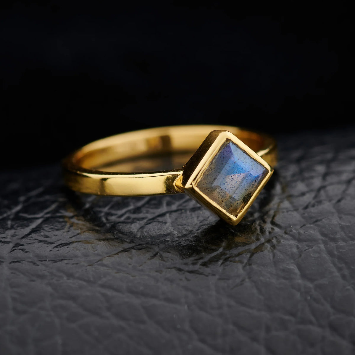Labradorite Everyday Gold Ring