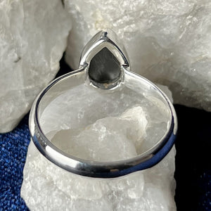 Black Star Diopside Sterling Silver Ring
