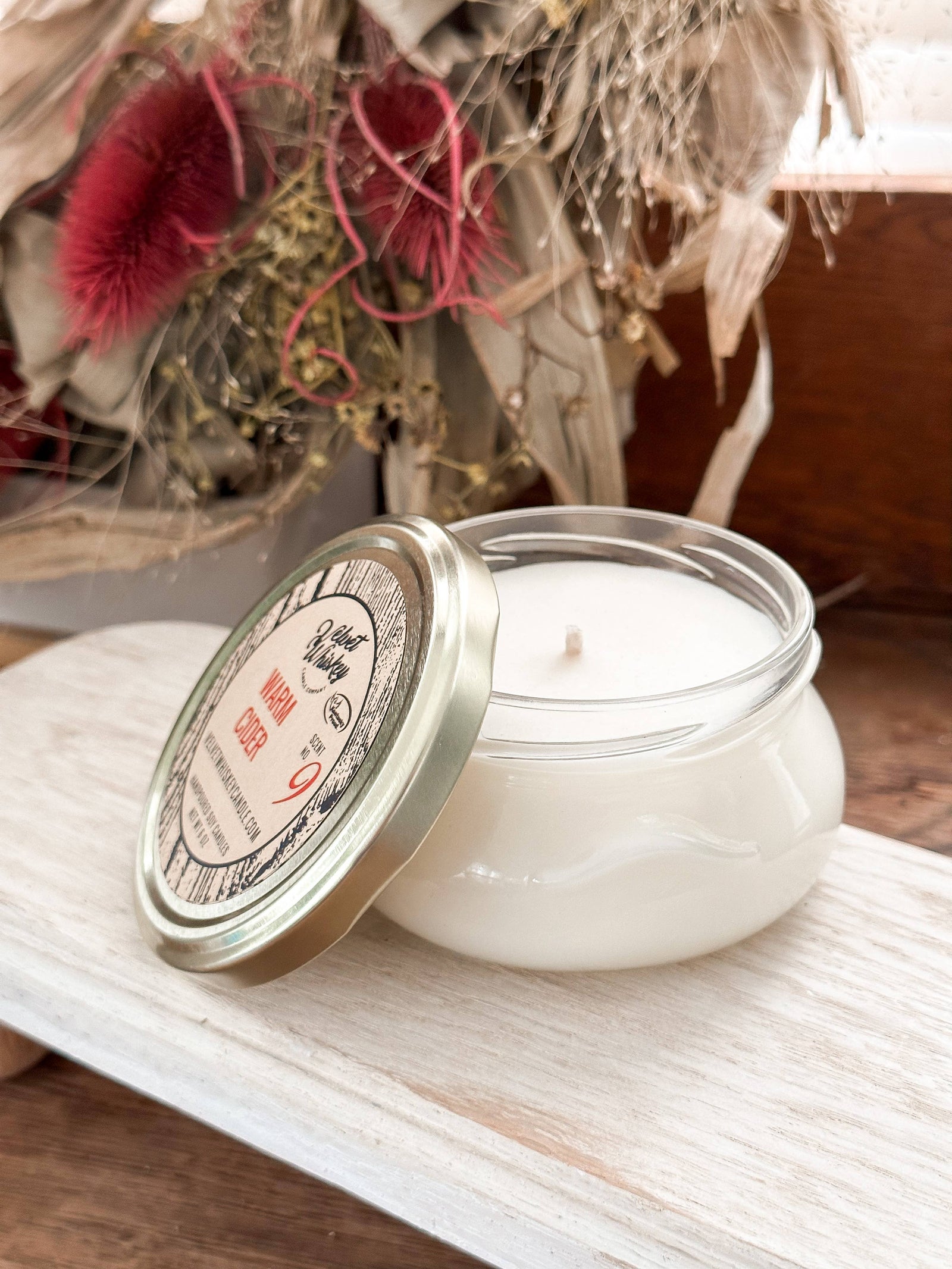 Warm Cider Soy Candle | Hand-poured